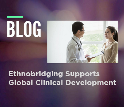 Altasciences June Blog - Ethnobridging - An Asian male doctor is talking with an Asian female patient smilingly