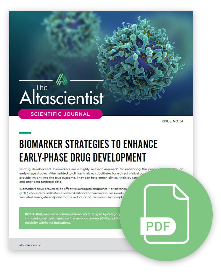 How can the right biomarker strategies enhance early-phase drug development? Find out in issue 51 of The Altascientist