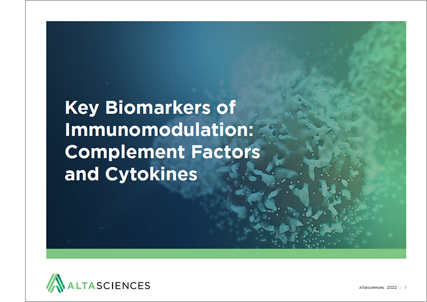 eBook: Key Biomarkers of Immunomodulations: Completement Factors and Cytokines