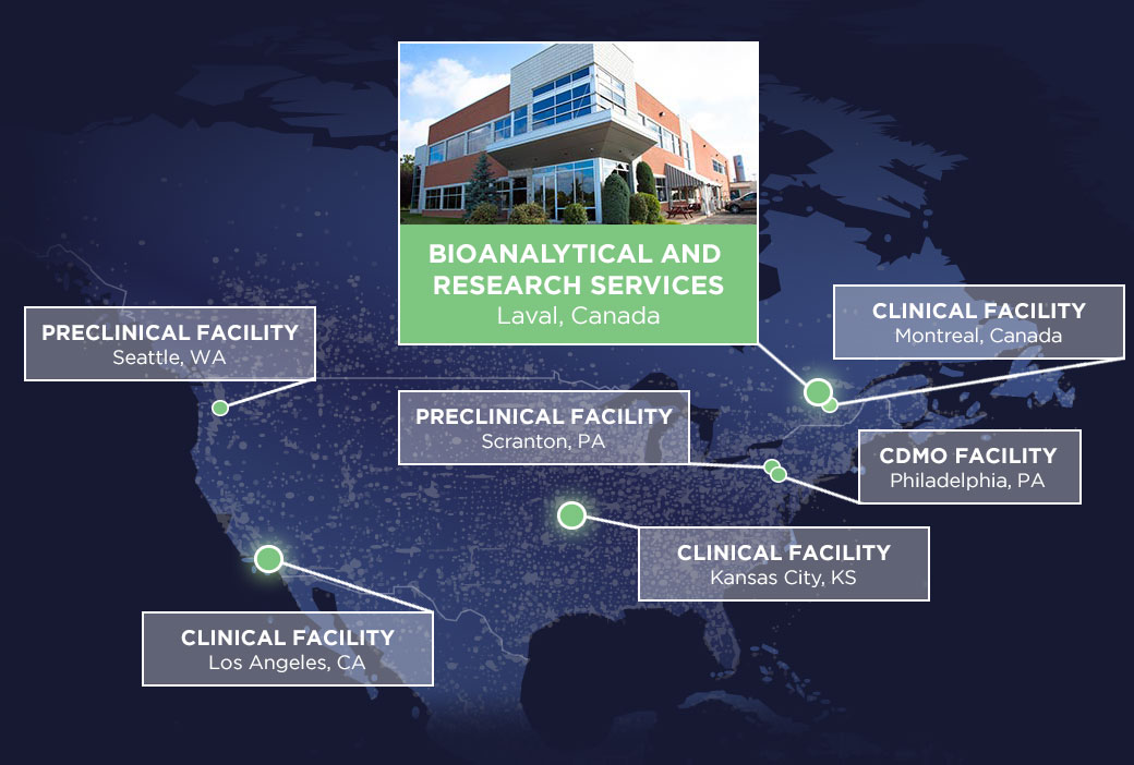 Bioanalytical small and large molecule laboratories