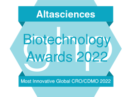 ghp Biotechnology Awards 2022 - Winner - Most Innovative Global CRO/CDMO 2022