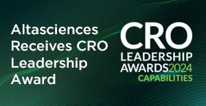 Altasciences receives a 2024 CRO Leadership Award in the Capabilities Category.