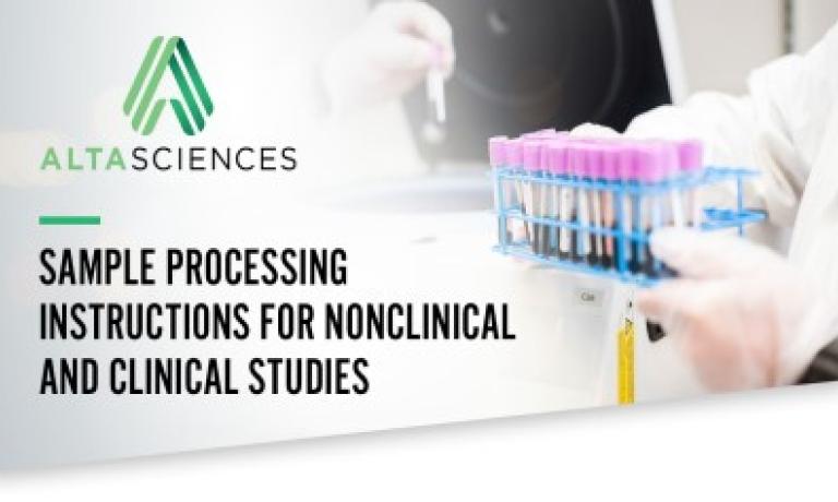 Critical Sample Handling Processes for Preclinical and Clinical Studies