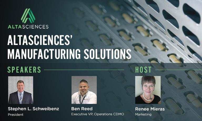 Altasciences’ Manufacturing Solutions