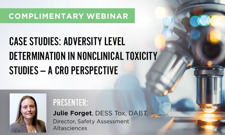 Webinar — Case Studies: Adversity Level Determination in Nonclinical Toxicity Studies