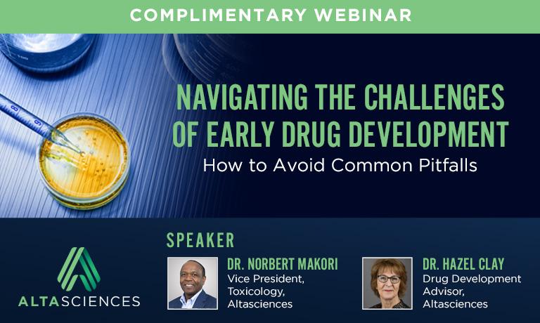 Webinar—Navigating the Challenges of Early Drug Development—How to Avoid Common Pitfalls—Based on Program Design Examples
