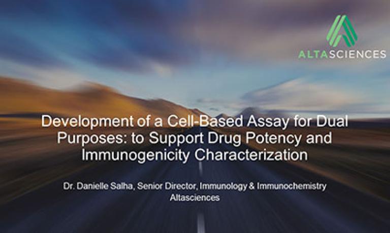 A Snapshot of the Webinar “Development of a Cell-Based Assay”