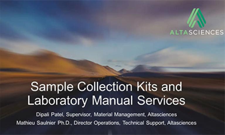 Customized Sample Collection Kits and Lab Manual Services