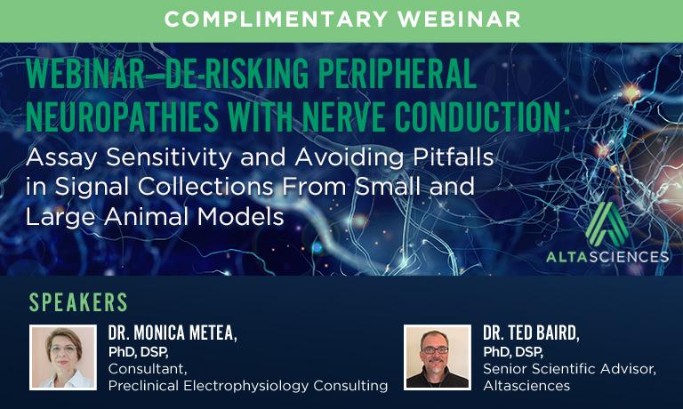 Webinar—De-Risking Peripheral Neuropathies With Nerve Conduction