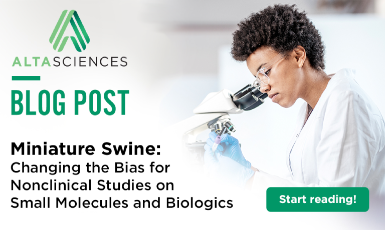 Miniature Swine: Changing the Bias for Nonclinical Studies on Small Molecules and Biologics